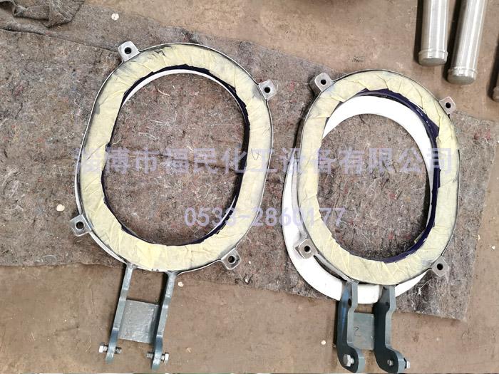 外包不锈钢搪玻璃反应釜釜盖